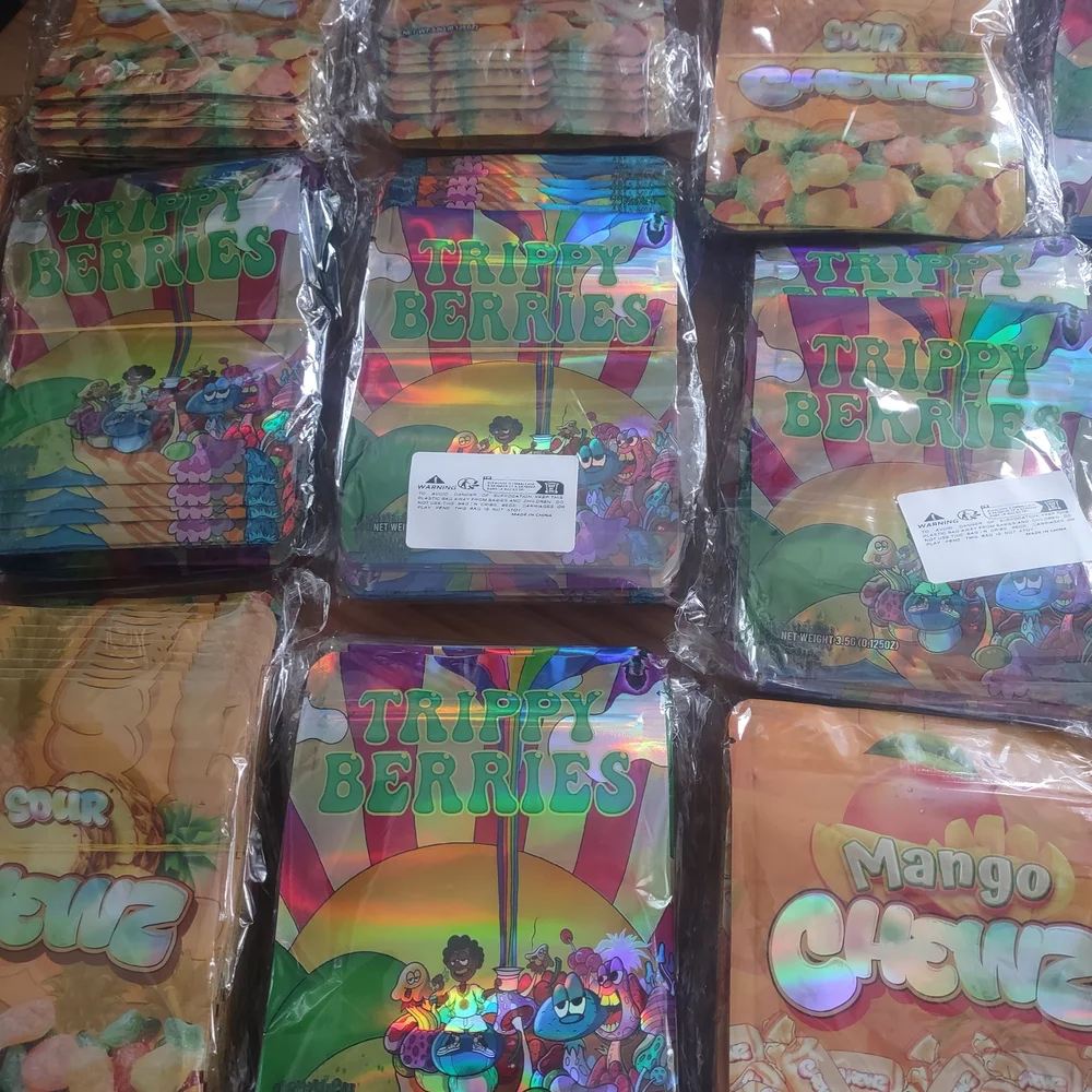 Colorful Party Pack Mylar Bags - Rainbow Design And Other Styles